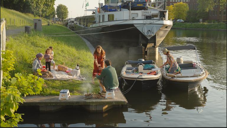 Impressie van een familiedag bijSloepverhuur Gorinchem